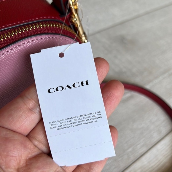 Coach Heart Crossbody In Colorblock & Charm - Picture 16 of 16